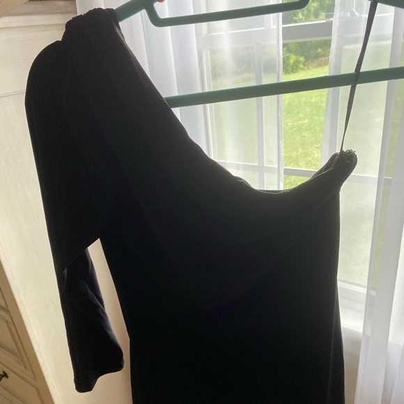 Nine West One shoulder sleeve dress Size 4 - Picture 3 of 4
